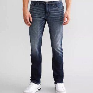 DepartWest 28x32 Trouper Men’s Slim Fit Jeans Stretch Logo DWD220